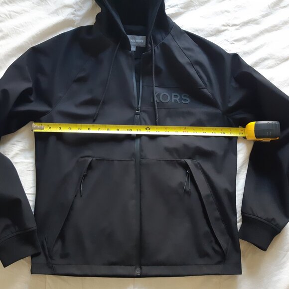 Michael Kors Tigres Hooded Black Jacket - Picture 11 of 15